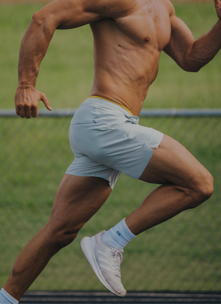Centric Mens Premium Performance Shorts Activewear And Gym Clothes 